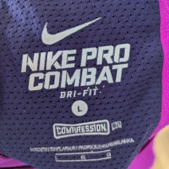 Nike Pro Combat Long Sleeve Hoodie Half Zip sweatshirt - Picture 4 of 4